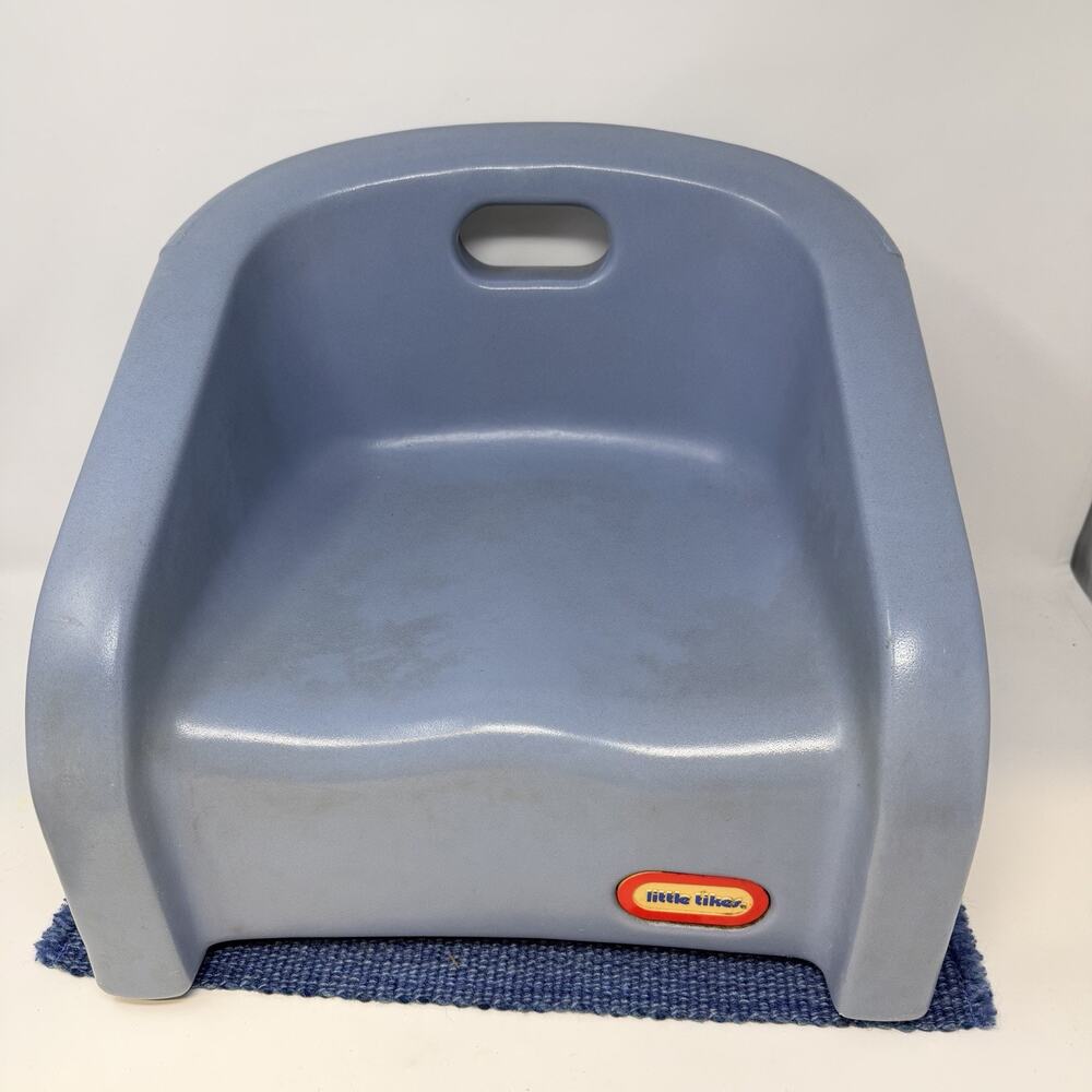 Vintage Little Tikes Toddler/Child/Kid Booster Seat w/Handle Blue